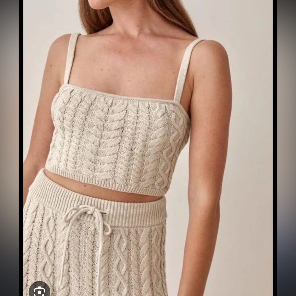 Reformation Italo knit set